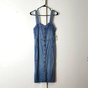 NWT Anthropologie denim dress size 8